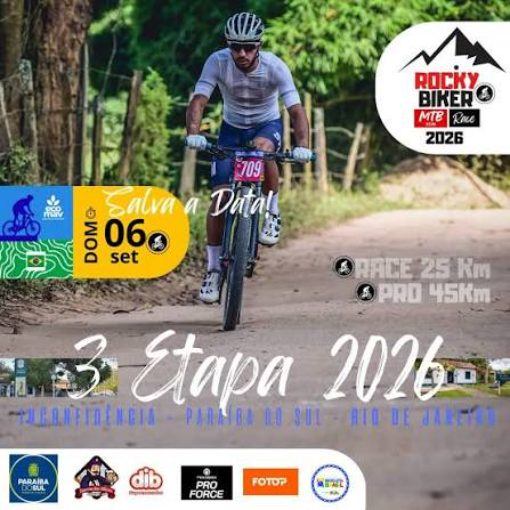 Event cover Rocky Biker MTB XCM - 3ª etapa Paraíba do Sul
