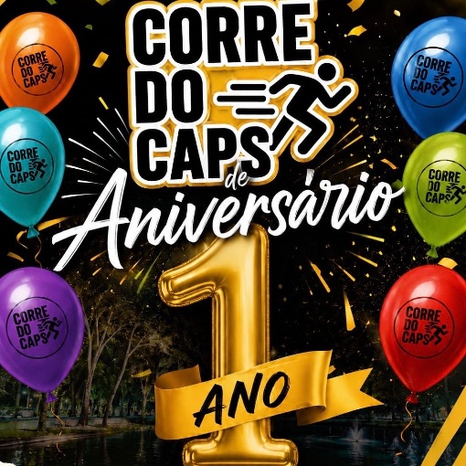 Event cover CORRIDA 1 ANO DE CORRE DO CAPS
