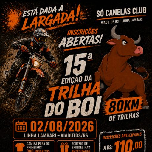 Event cover 15ª TRILHA DO BOI