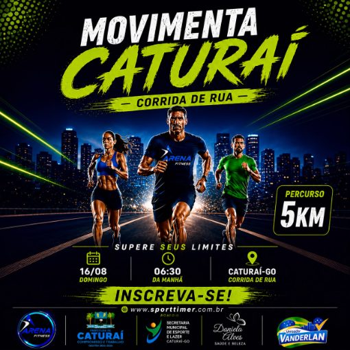 Event cover MOVIMENTA CATURAI CORRIDA DE RUA 