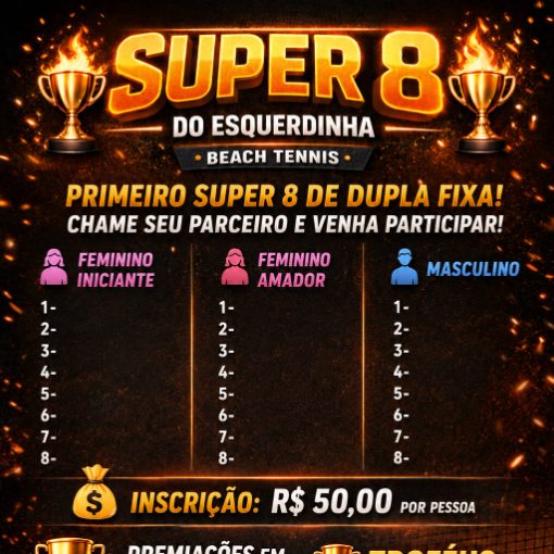 Couverture de l'événement SUPER 8 - DO ESQUERDINHA 