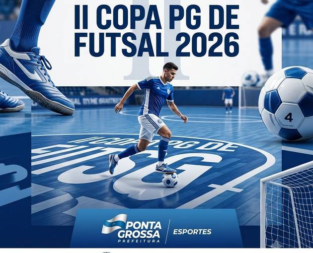 Capa do evento II COPA FUTSAL PG 2026 (06/08/26 - OSCAR PEREIRA ) 
