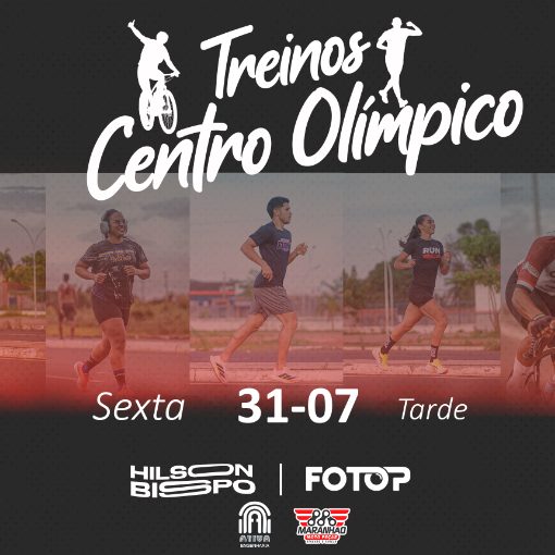 Event cover TREINOS CENTRO OLÍMPICO 31-07 TARDE