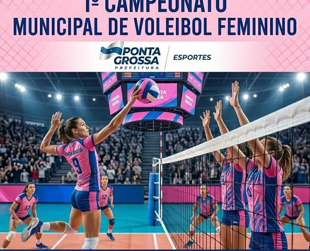 Event cover 1º CAMPEONATO MUNICIPAL DE VOLEIBOL FEMININO (25/08/26 - ARENA MULTIUSO) 