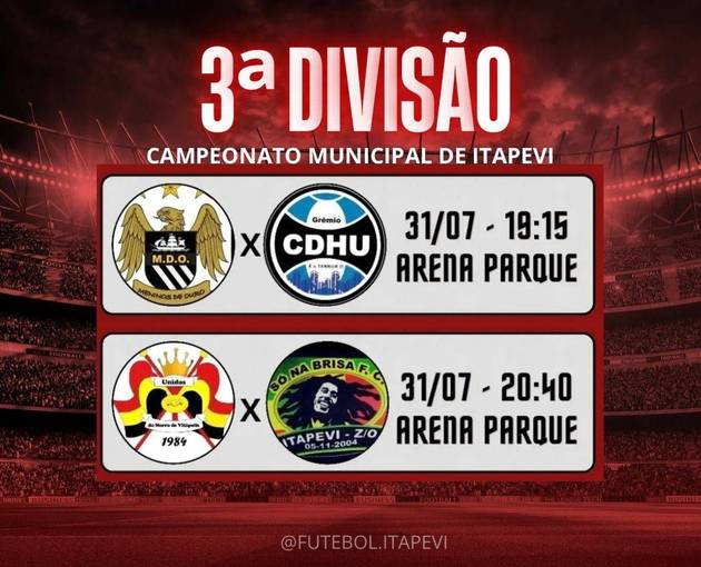 Event cover Campeonato Municipal de Itapevi - 3ª Divisão