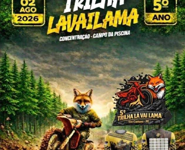 Event cover 5º TRILHA LAVAI LAMA - SÃO CAITANO/PE 02-08026