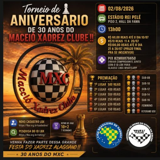 Event cover Torneio de Aniversário de 30 anos do MXC