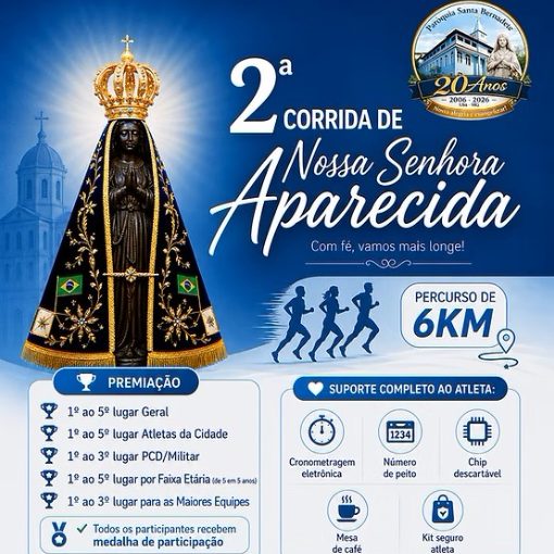 Event cover 2ª Corrida de Nossa Senhora Aparecida