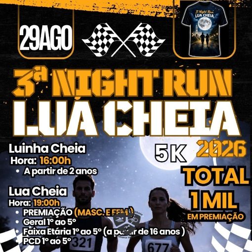 Capa do evento 3ª Night Run Lua Cheia