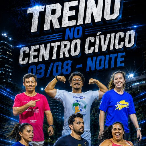 Event cover Treino no Centro Cívico 03/08/26 Noite - Moacir Ferrari