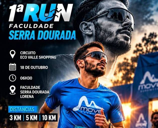 Event cover 1ª Run Faculdade Serra Dourada