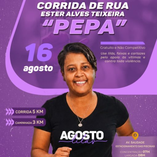 Event cover Corrida de Rua Ester Alves Teixeira PEPA | Luís Antônio-SP