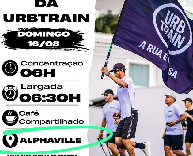 Event cover TREINÃO URBTRAIN ALPHAVILLE LINHARES 16/08