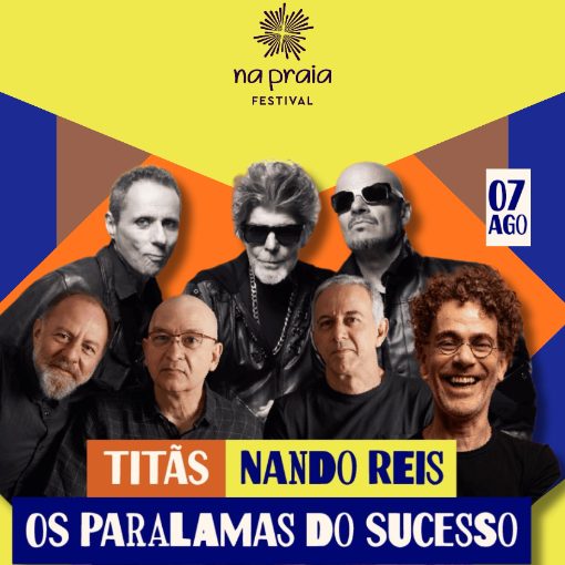 Event cover TITÃS + NANDO REIS + OS PARALAMAS DO SUCESSO