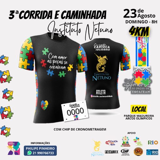 Event cover 3ª CORRIDA E CAMINHADA INSTITUTO NETUNO