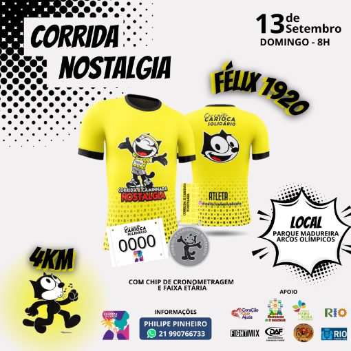 Portada del evento CORRIDA E CAMINHADA NOSTALGIA - FELIX 1920