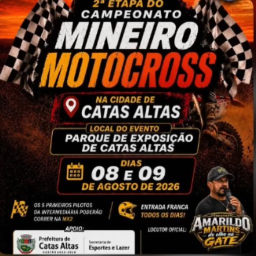 Capa do evento 2ª Etapa Campeonato Mineiro de Motocross