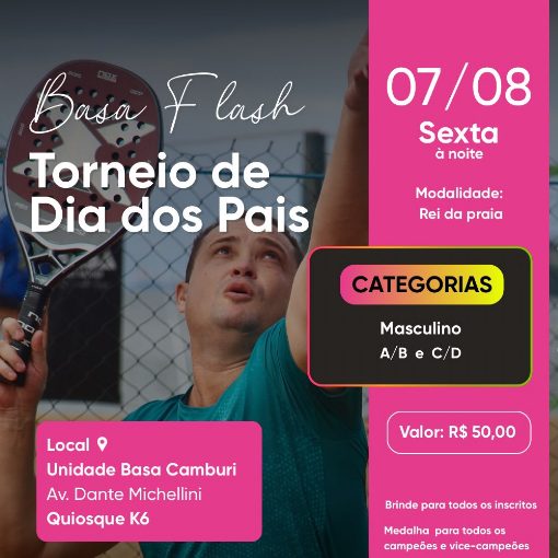 Event cover Torneio de Dia dos Pais na Basa