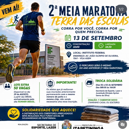 Event cover 2° Meia Maratona Terras das Escolas