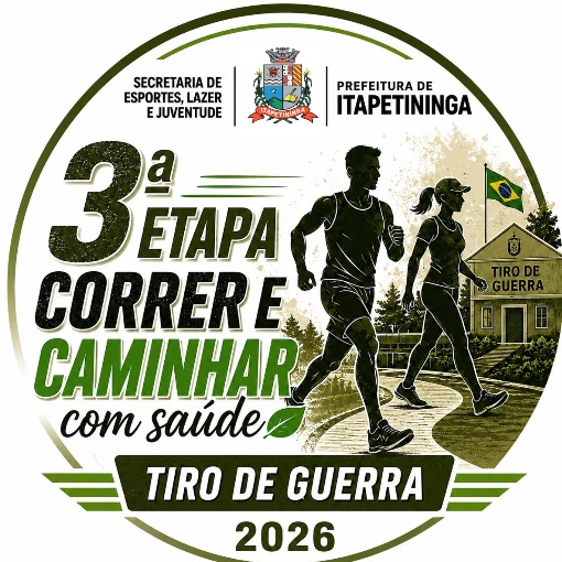 Event cover  3° CORRER E CAMINHAR COM SAÚDE TIRO DE GUERRA