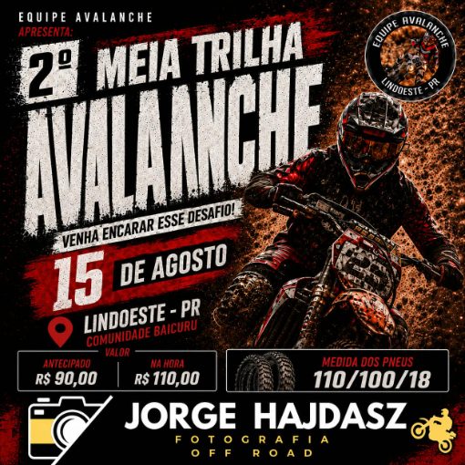 Event cover 2 ª MEIA TRILHA AVALANCHE