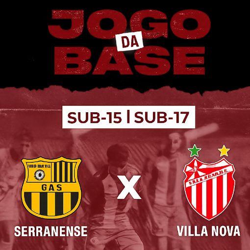 Capa do evento Serranense x VILLA NOVA- Sub 15