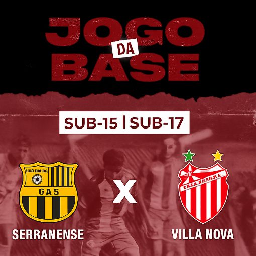 Capa do evento Serranense x VILLA NOVA- Sub 17