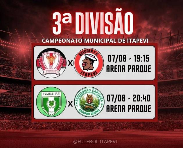 Event cover Campeonato Municipal de Itapevi - 3ª Divisão