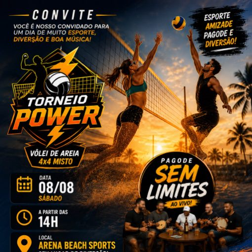 Event cover TORNEIO POWER VÔLEI 