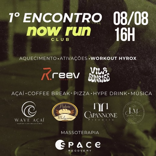 Copertura dell'evento 1° Encontro Now Run Club 