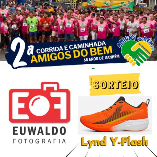Event cover 2ª Corrida Amigos do Bem - Itanhém-BA