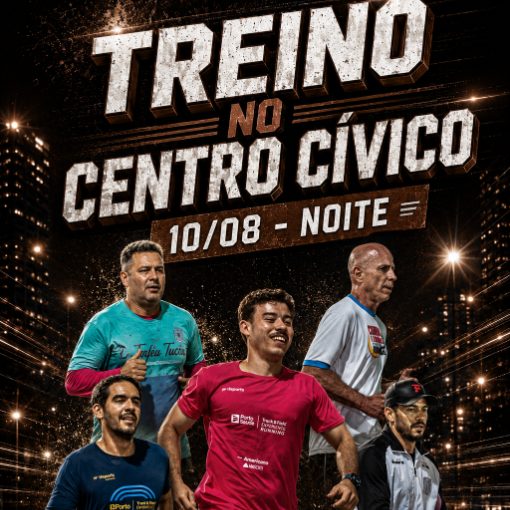 Portada del evento Treino no Centro Cívico 10/08/26 Noite - Lucas Maciel