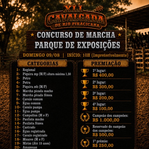 Event cover CONCURSO DE MARCHA DE RIO PIRACICABA  
