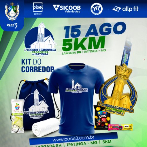 Event cover Entrega de Kits - Corrida e Caminhada da Padroeira de Ipatinga
