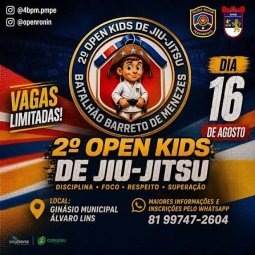 Capa do evento 2º OPEN KIDS - JIU-JITSU