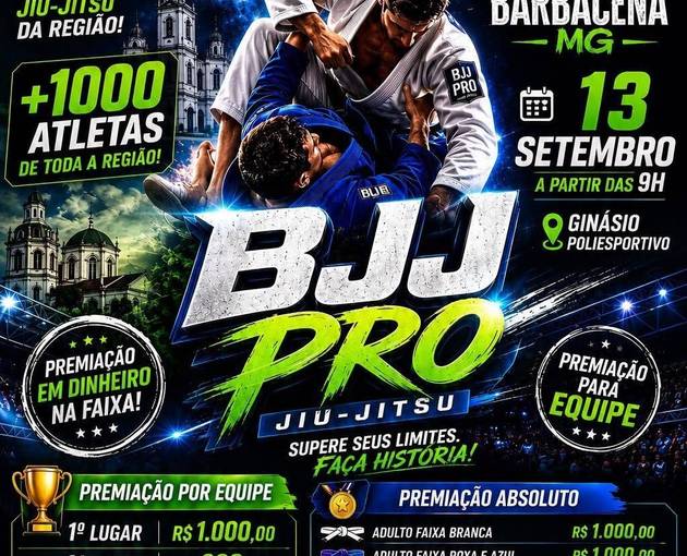 Naslovnica dogodka BJJ PRO JIU-JITSU - Barbacena