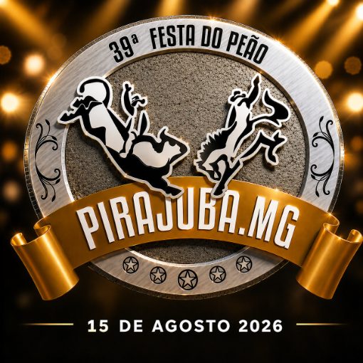 Event cover Festa do Peão de Pirajuba 2026 (15/08) - Show Clayton e Romário