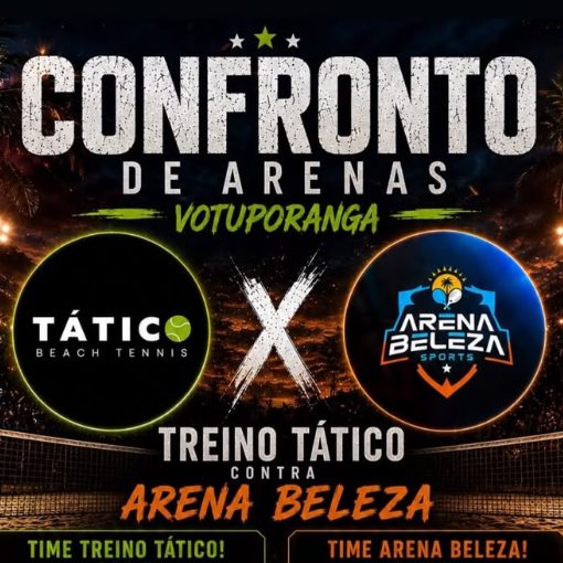 Capa do evento Confronto de Arenas - Beach Tennis Arena Beleza em Votuporanga-SP