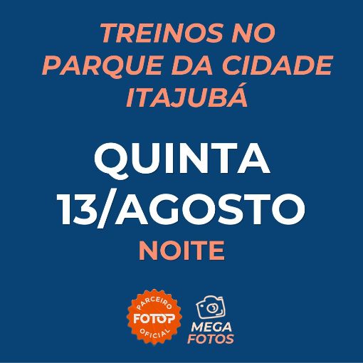 Event cover Treinos no Parque da Cidade - Itajubá - Quinta 13/08