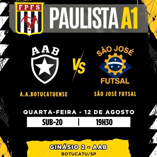 Event cover AAB X SÃO JOSE - PAULISTA SUB20 