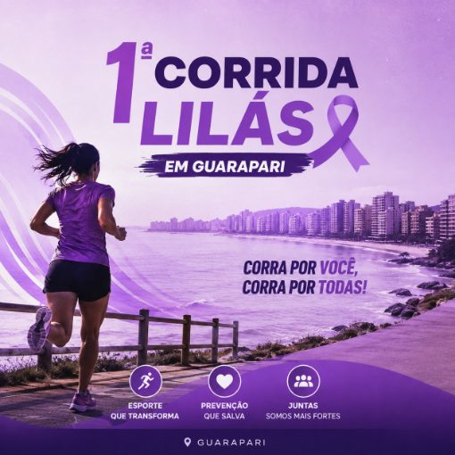 Capa do evento 1º CORRIDA LILÁS EM GUARAPARI