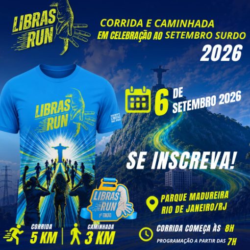 Event cover 3° TREINÃO LIBRAS RUN 2026