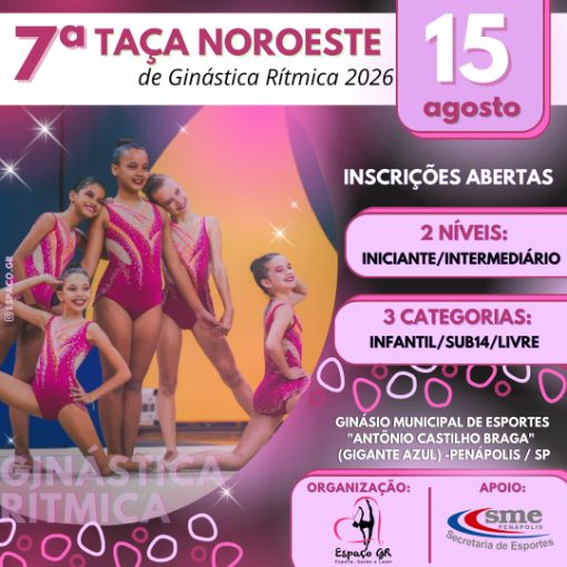 Event cover 7ª Taça Noroeste de Ginástica Ritmica 2026