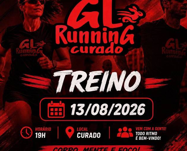 Event cover TREINÃO GL RUNNING 13/08