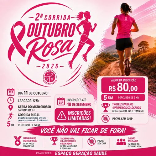 Event cover 2ª Corrida Outubro Rosa