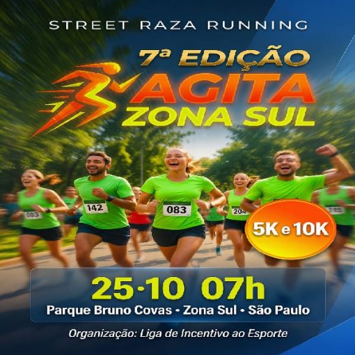 Event cover 7º AGITA ZONA SUL - CORRIDA DE RUA E CAMINHADA