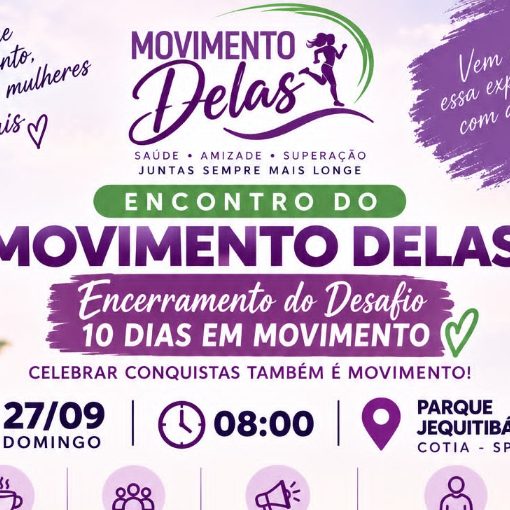 Event cover Corrida Movimento delas  