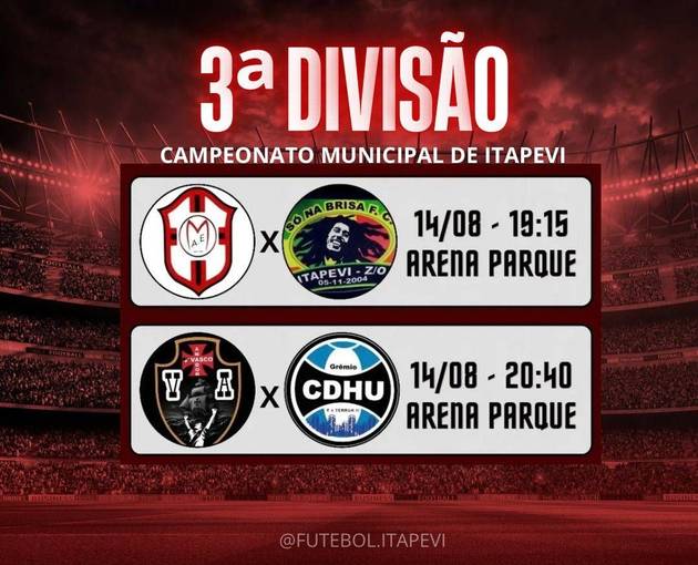 Event cover Campeonato Municipal de Itapevi - 3ª Divisão 