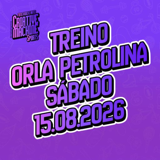 Event cover TREINO ORLA PETROLINA - SÁBADO 15.08.2026