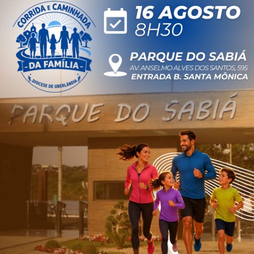 Event cover Corrida e Caminhada da Família - Diocese de Uberlândia